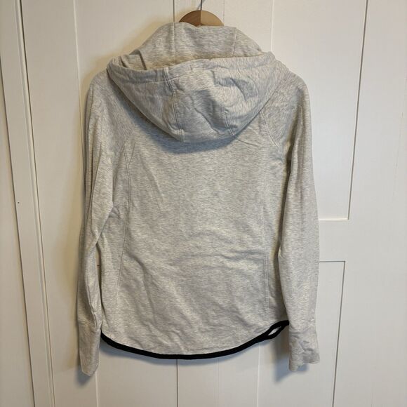 Athleta Women’s Size Medium Heathered Gray Sentry Hoodie Pullover EUC - Picture 2 of 7